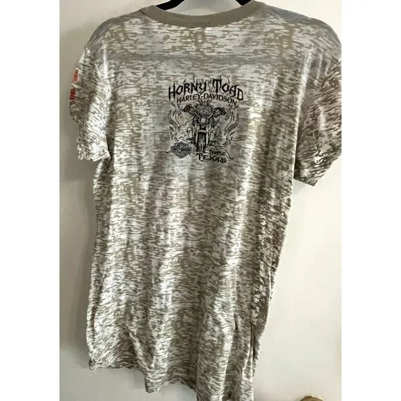 Horn Toad Harley Davidson T-shirt Womens Temple Texas 3XLTeen? - Picture 7 of 16